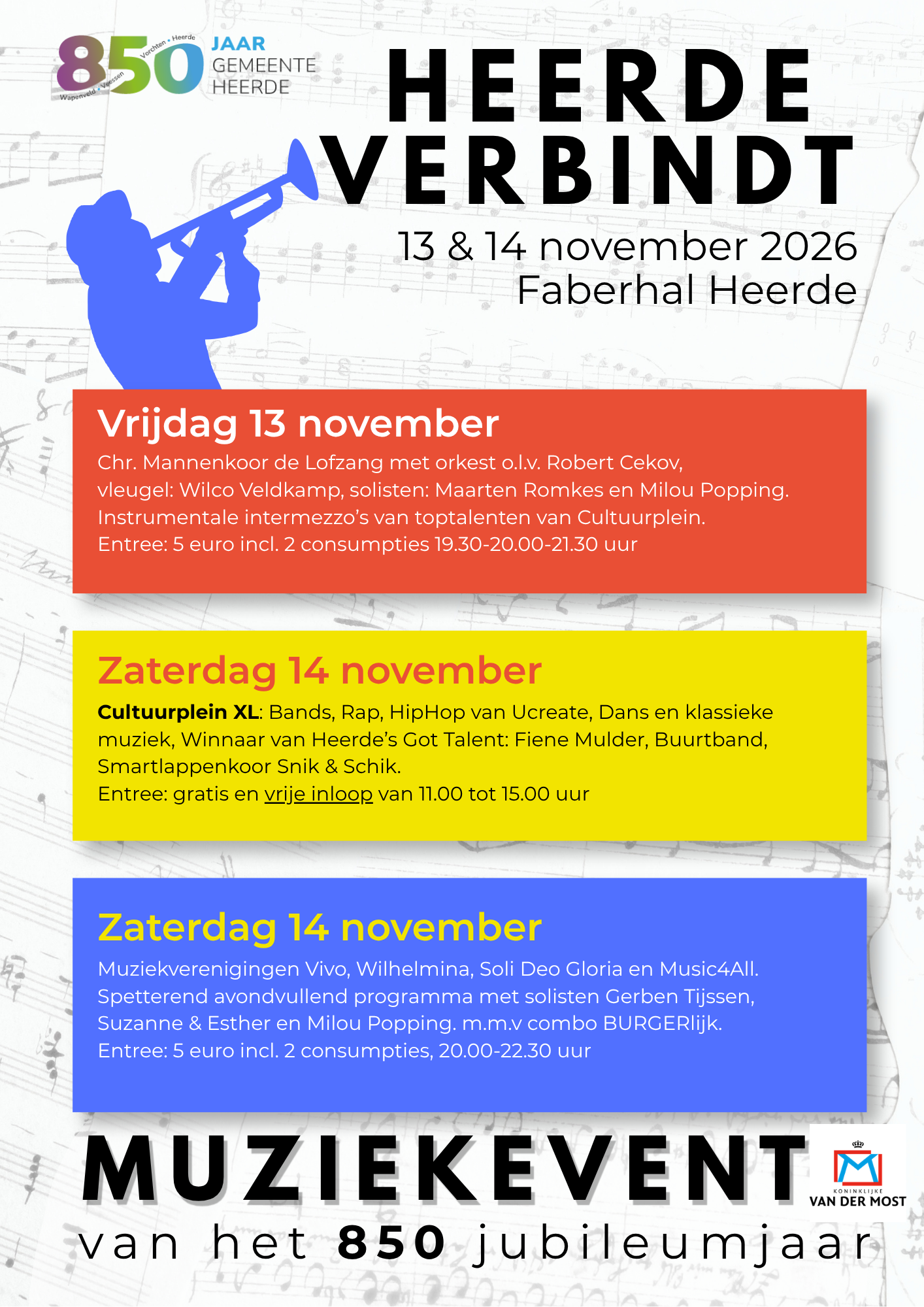 Concerten programma Heerde verbindt
